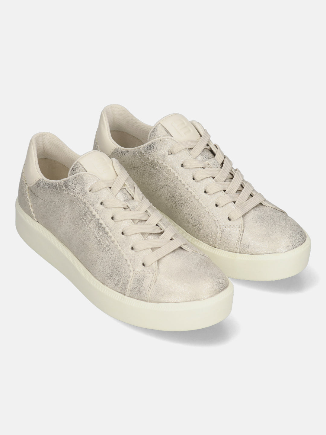 BAGATT Metallics & Beige Sneakers