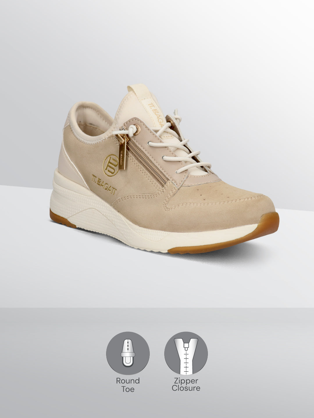 TT.BAGATT Rose Beige Sneakers