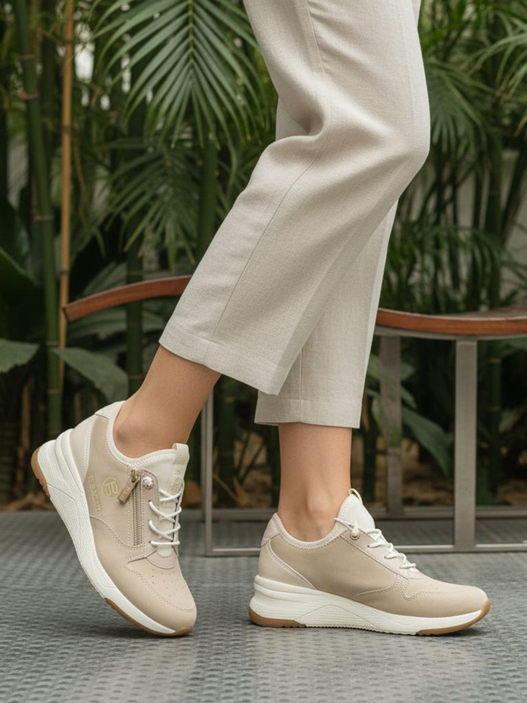 TT.BAGATT Rose Beige Sneakers