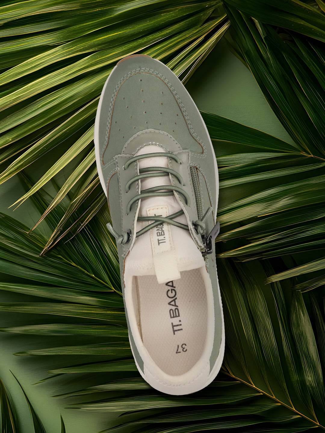 TT.BAGATT Rose Light Green Sneakers