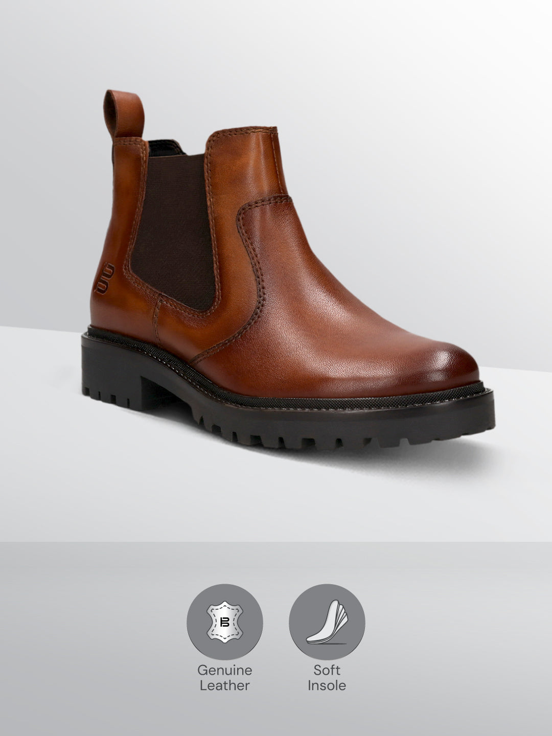 TT.BAGATT Rania Cognac Premium LeatherChelsea Boot