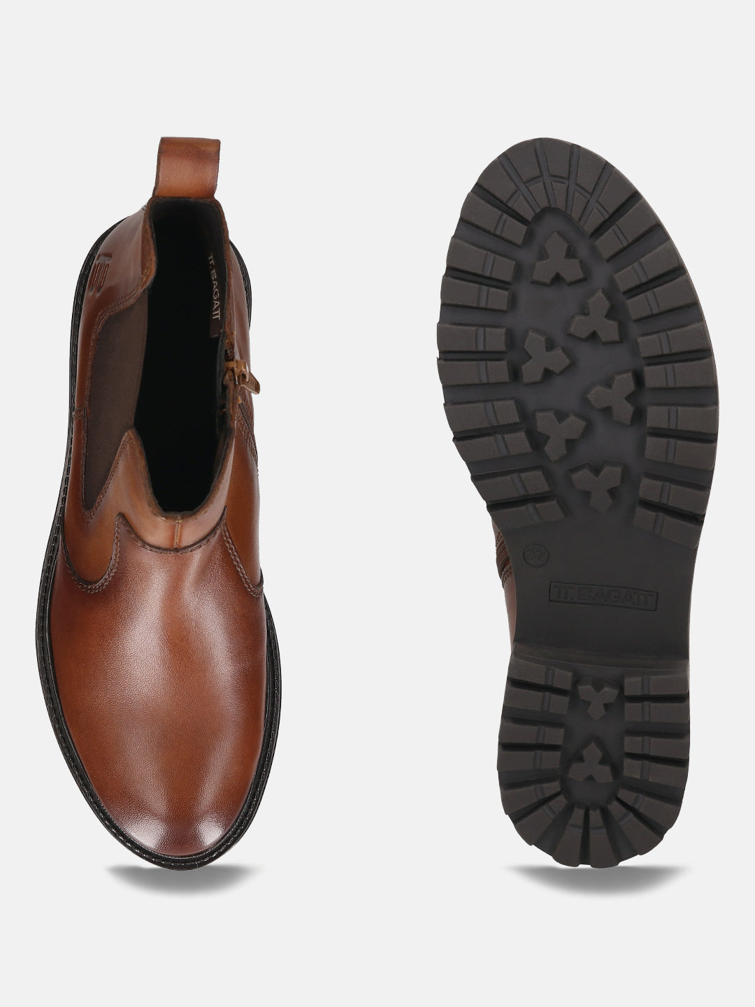 TT.BAGATT Rania Cognac Premium LeatherChelsea Boot