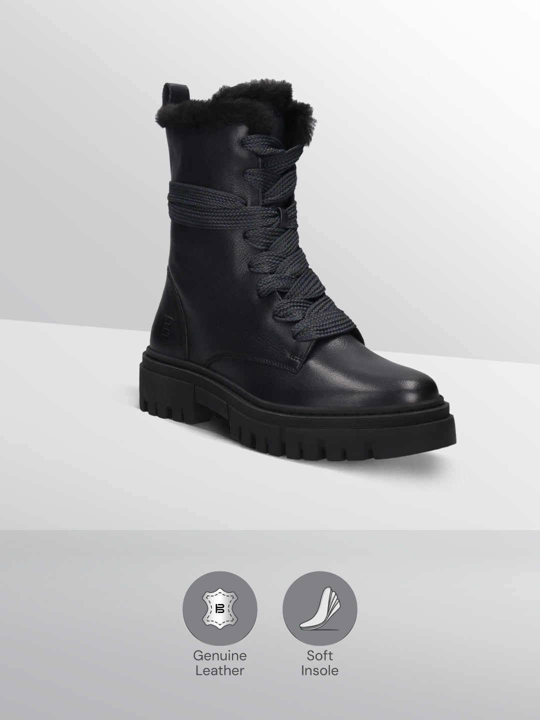 TT.BAGATT Liah Dark Blue Premium LeatherAnkle Boots