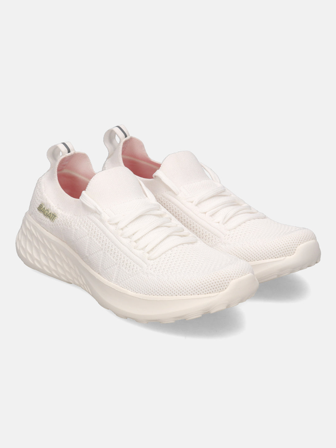 BAGATT Hero White Mid Top Sneakers