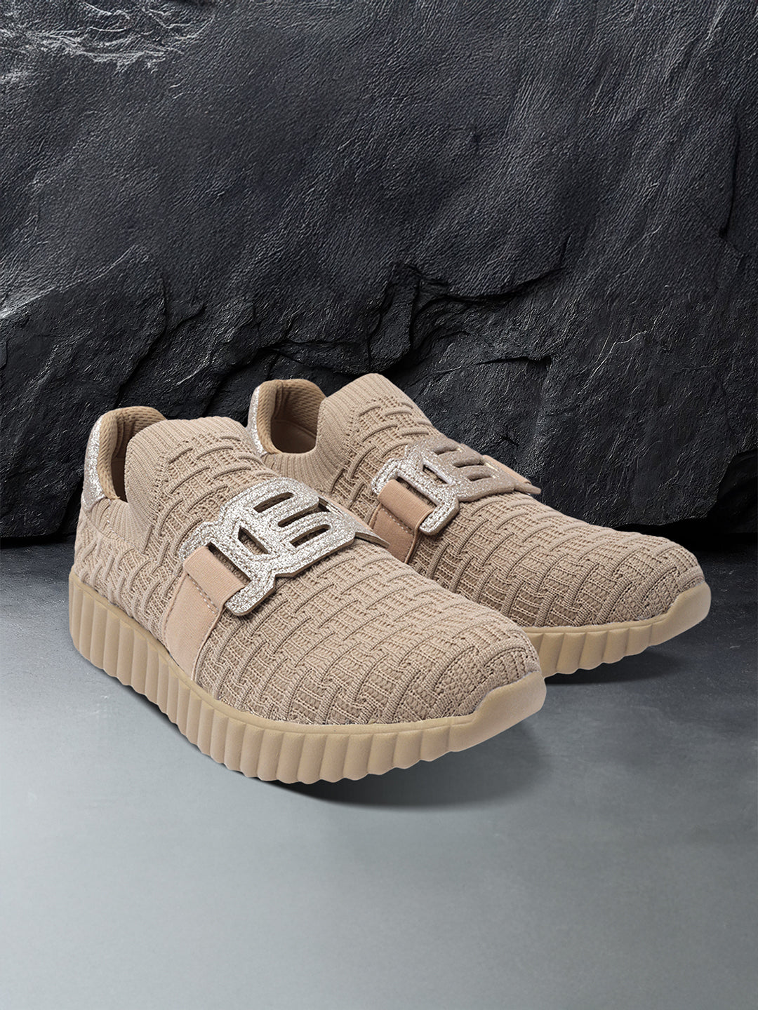 BAGATT  Candice Beige  Slip-On Sneakers