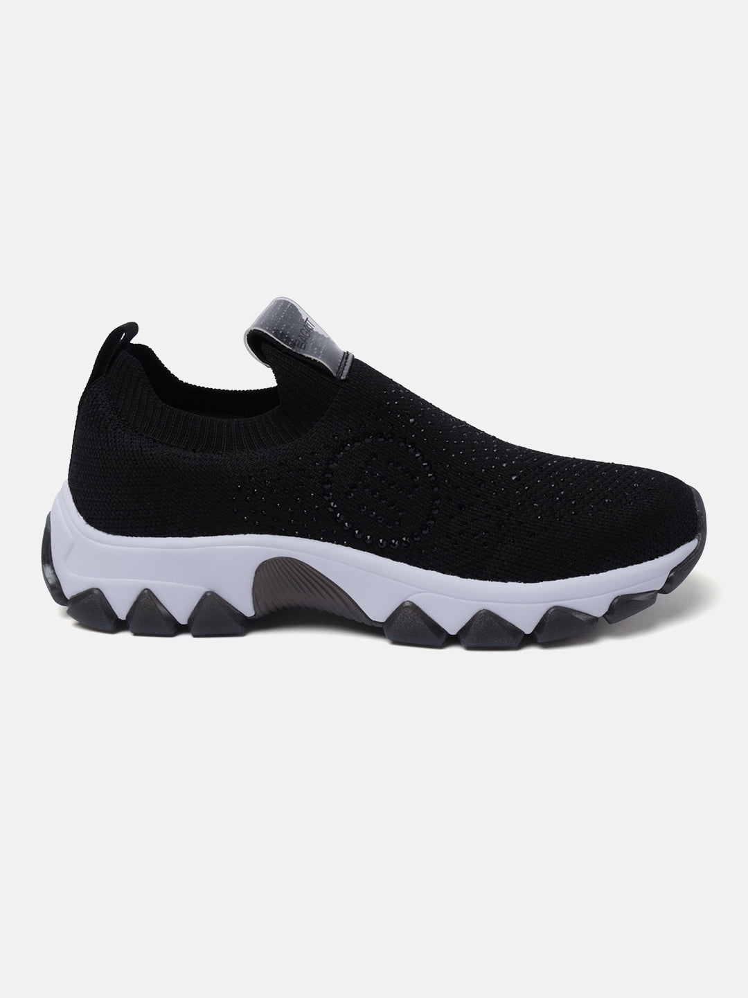 BAGATT Black Slip-On Sneakers