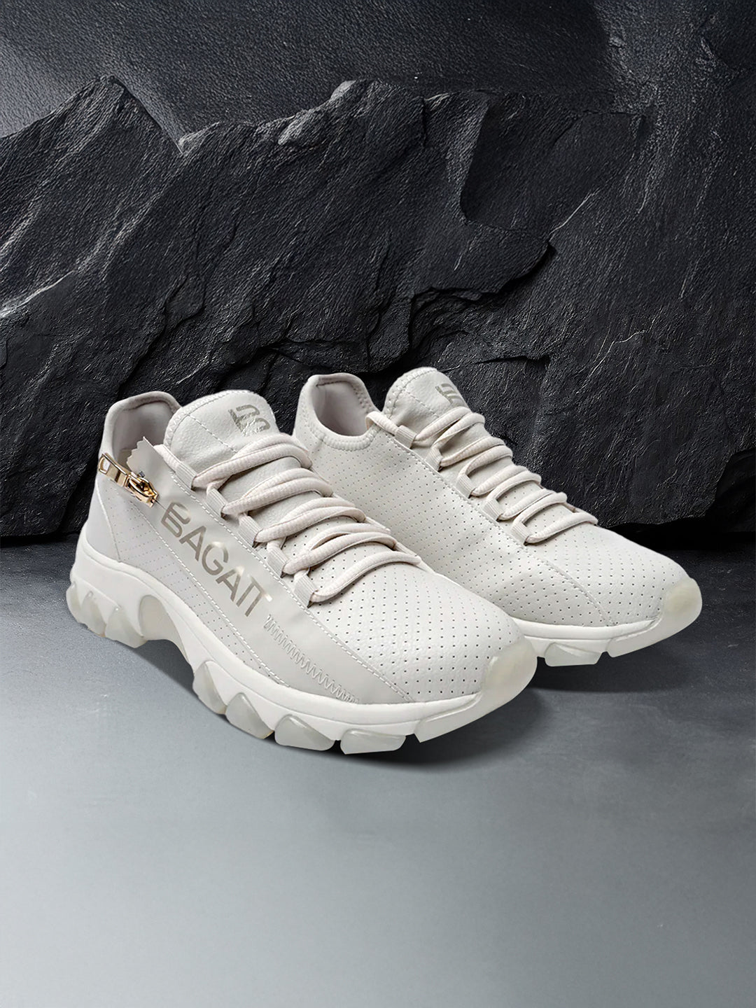 BAGATT  Yoko Beige  Mid Top Sneakers
