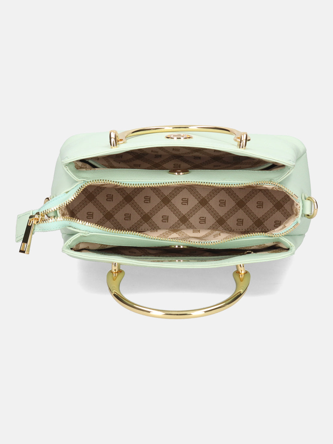 BAGATT Campania Light Green Satchel