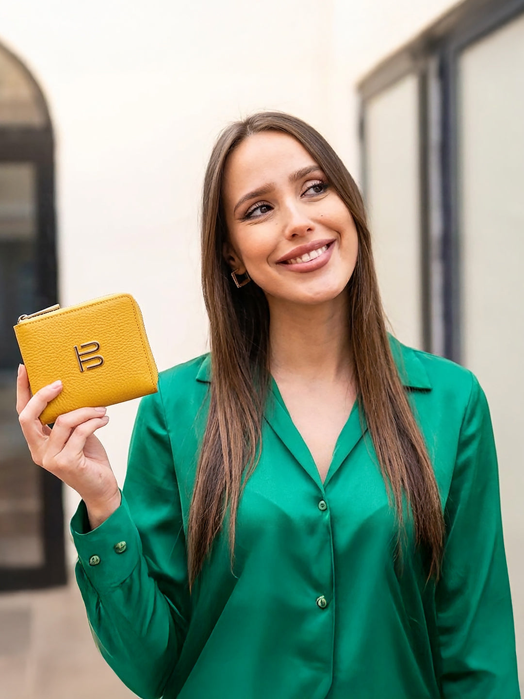 BAGATT Yellow Wallet