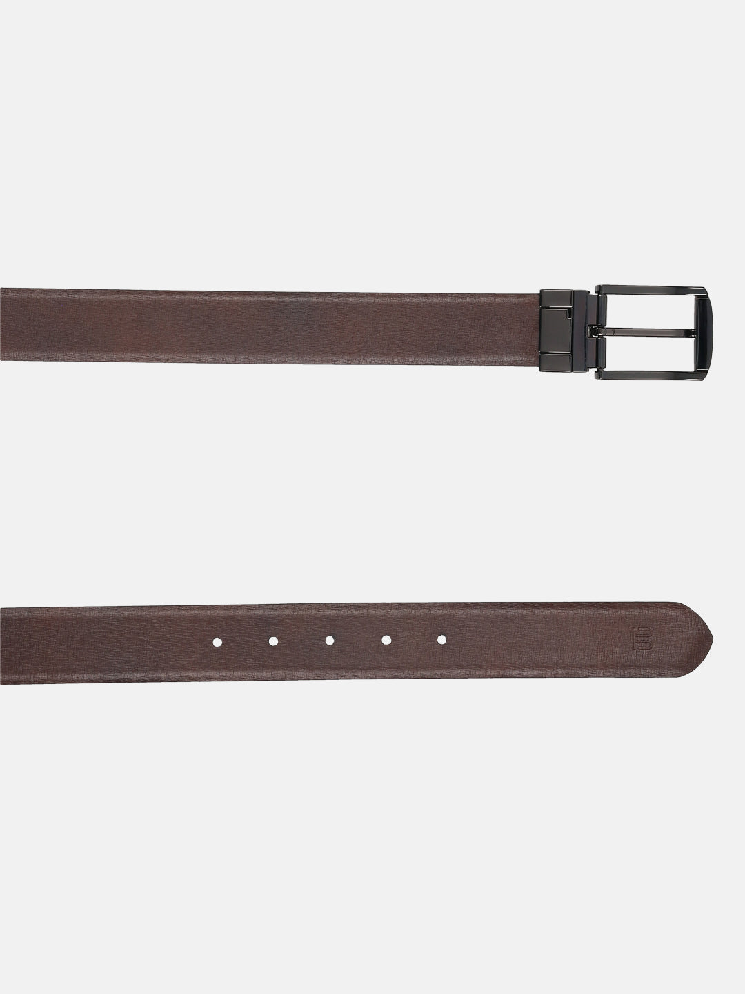 BAGATT Black  Italian Leather  Reversible Belt