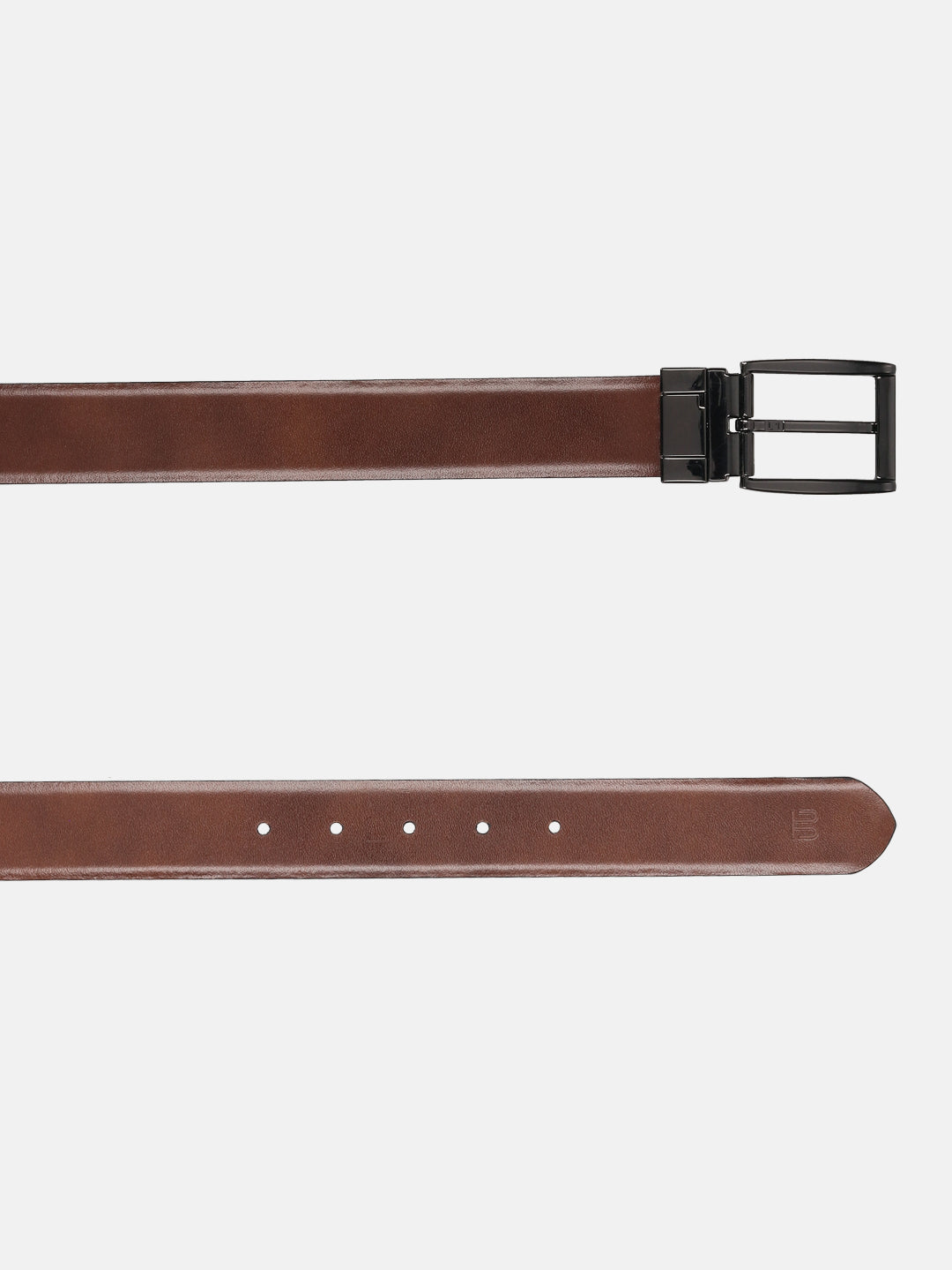 BAGATT Black  Italian Leather Reversible Belt