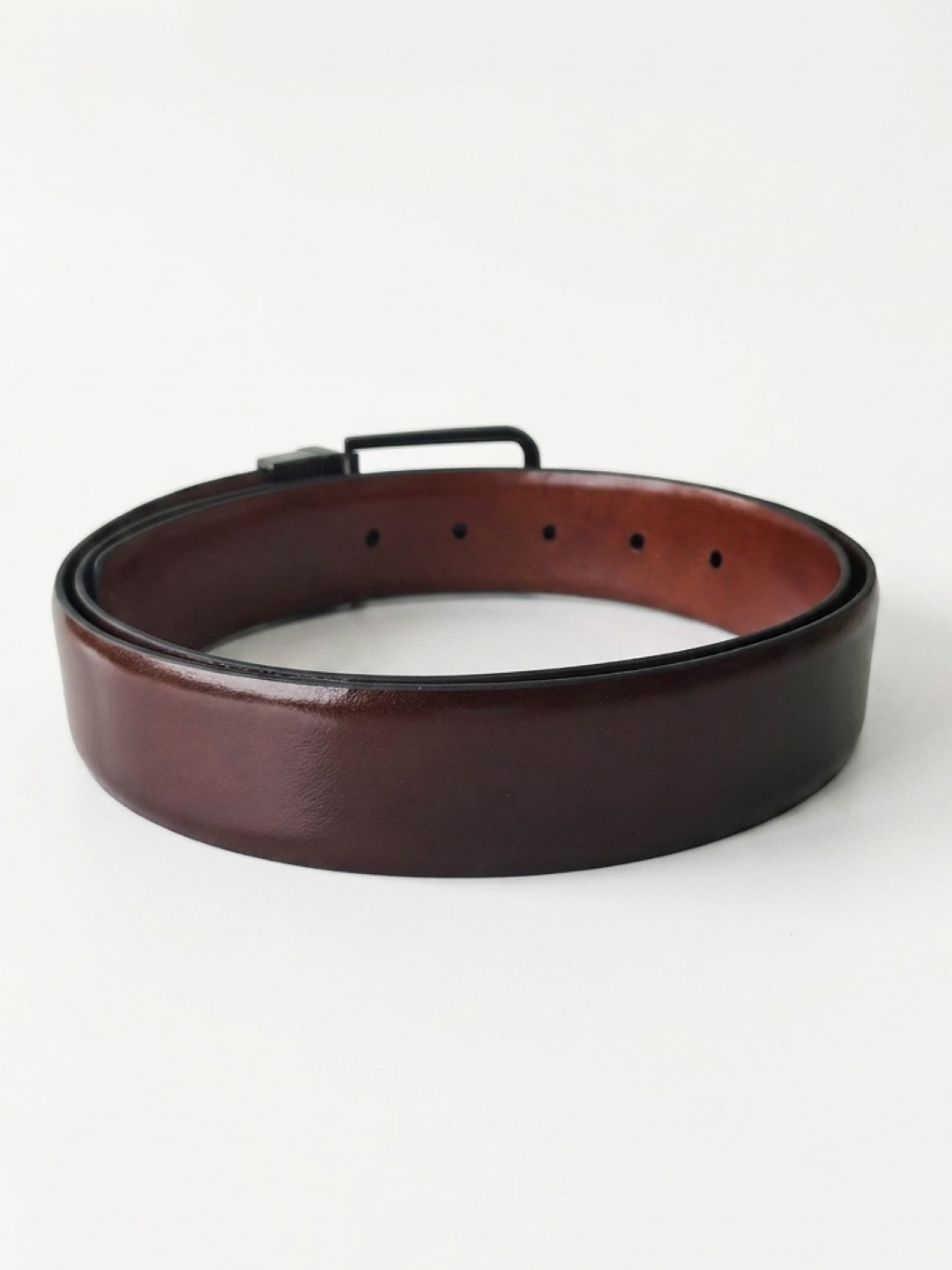 TT.BAGATT Brown/Light Brown Italian Leather Reversible Belt