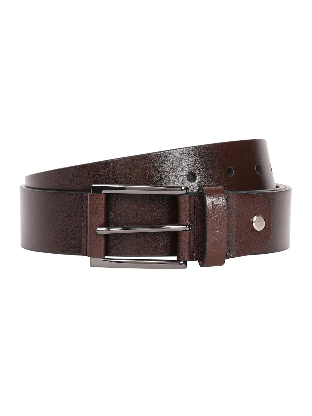 BAGATT Dark Brown Leather Belt