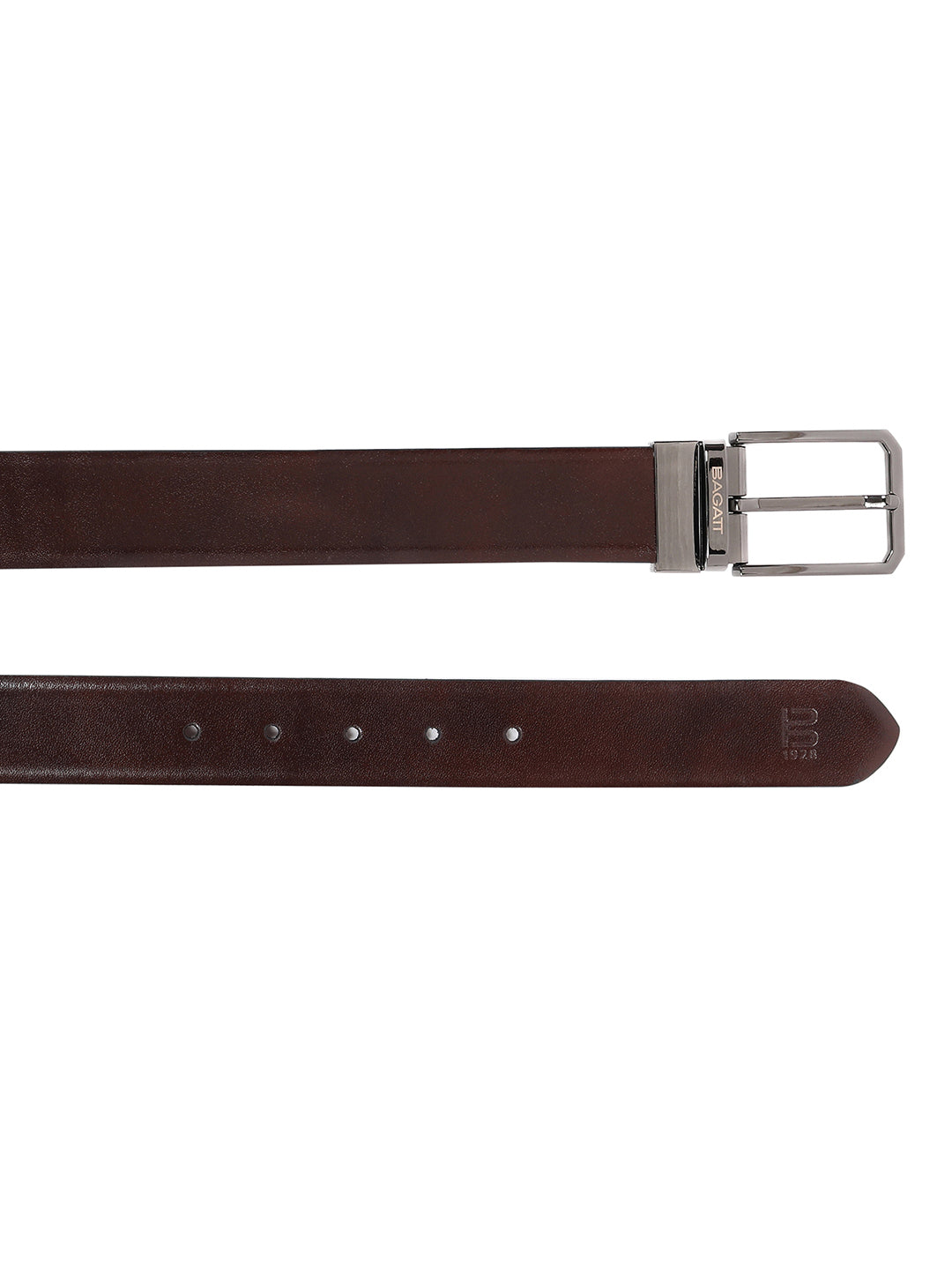 BAGATT Brown Reversible Leather Belt