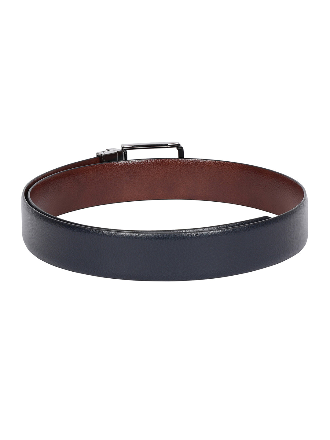 BAGATT Dark Blue Reversible Leather Belt