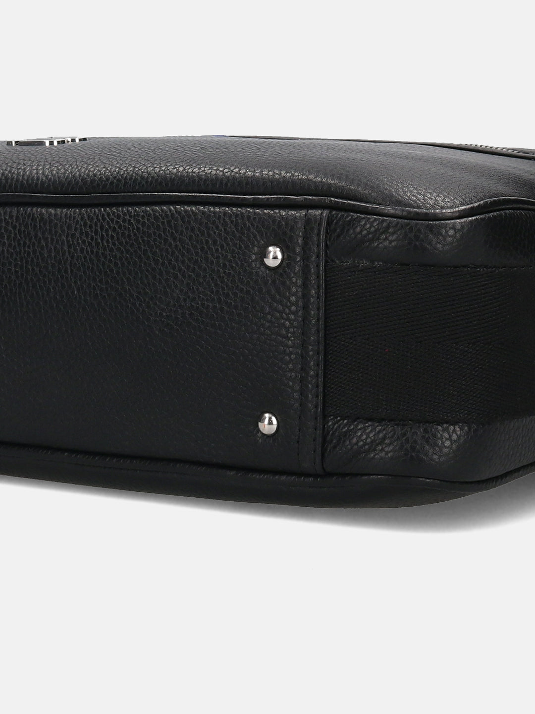 BAGATT Black Wax Leather Laptop Bag