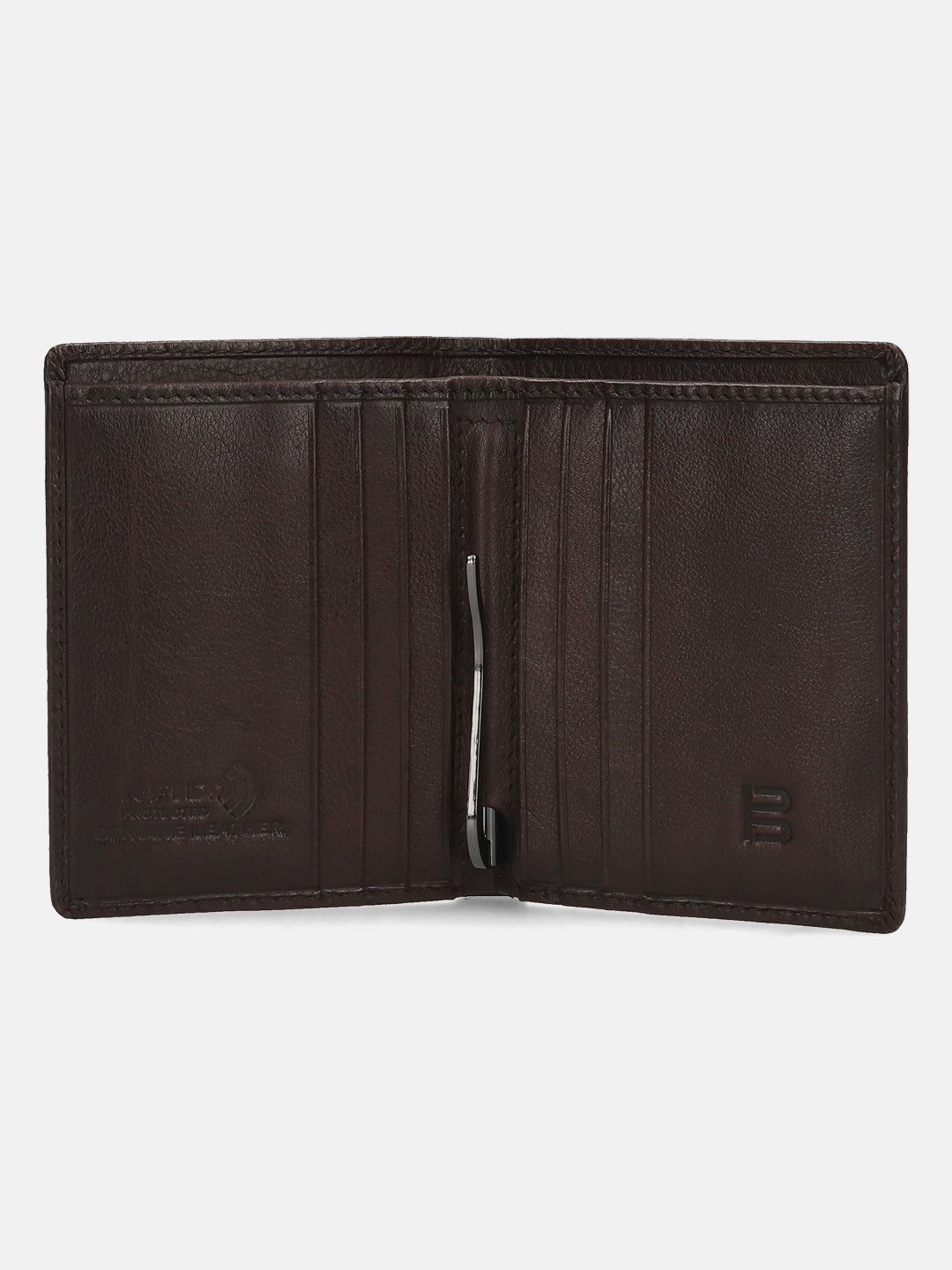 BAGATT Brown Tanned Leather Money Clip
