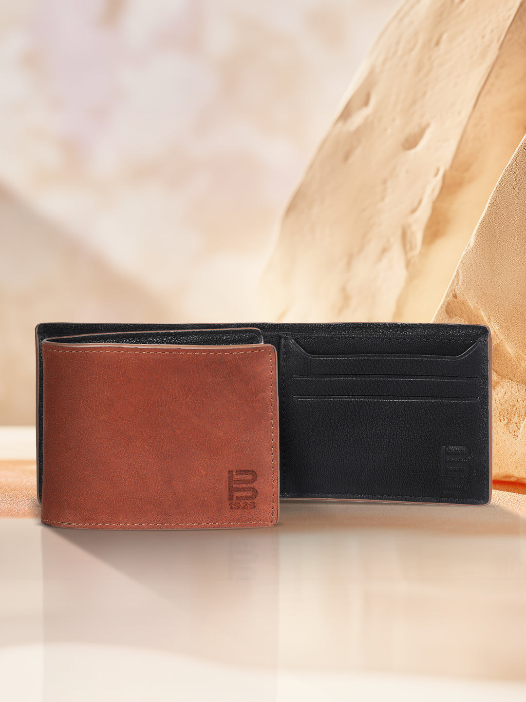 BAGATT Brown Leather Men's Wallet