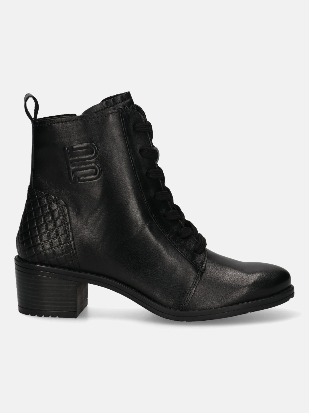 Ruby Black Ankle Boots - BAGATT