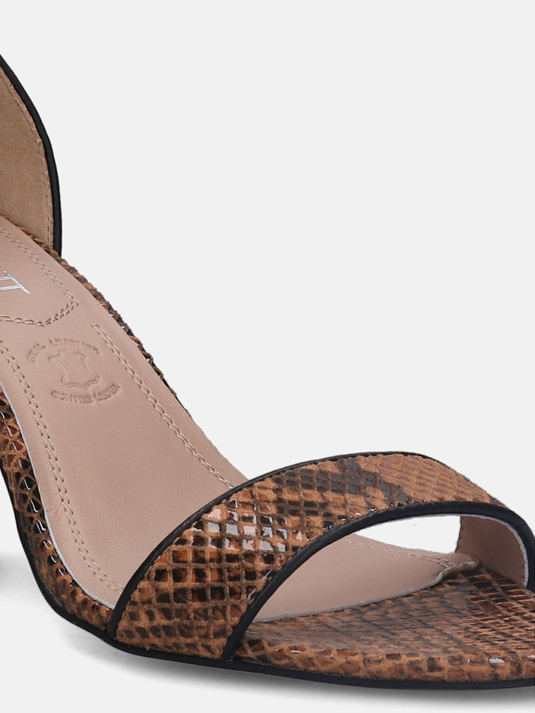 Silvana Evo Brown Block Heels - BAGATT