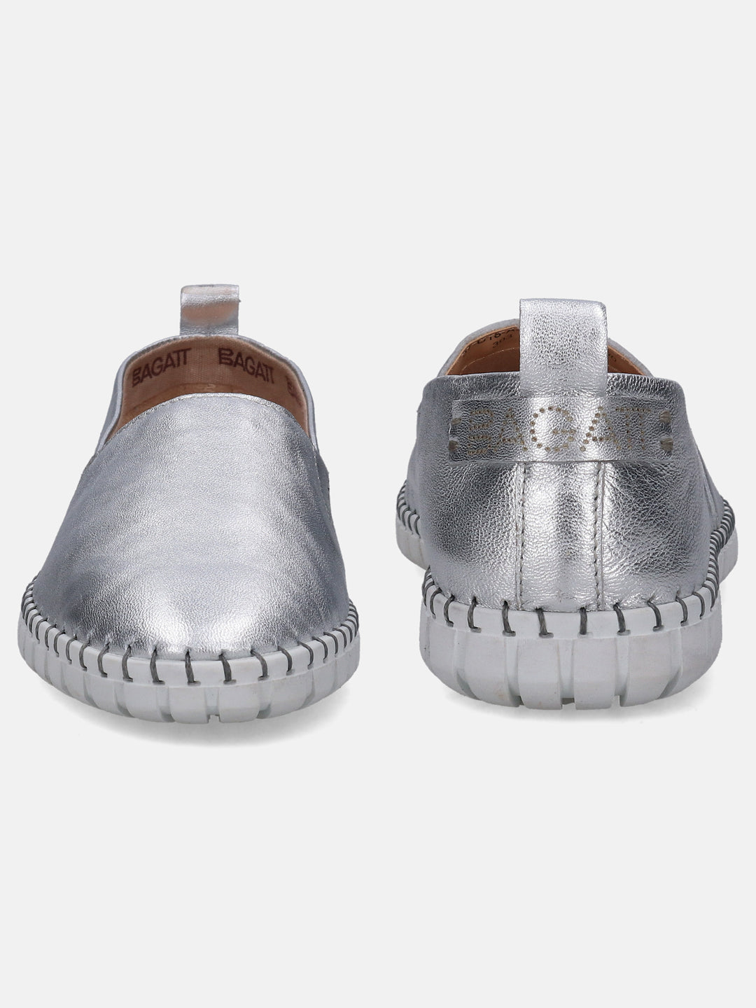 Bali Silver Slip-On Sneakers - BAGATT