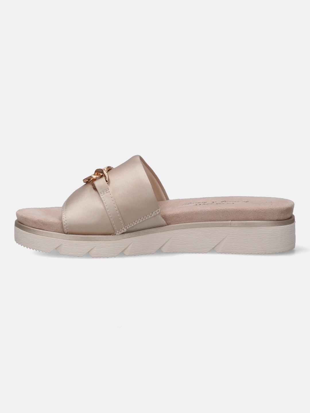 Kiko Beige Flatform Sandals - BAGATT