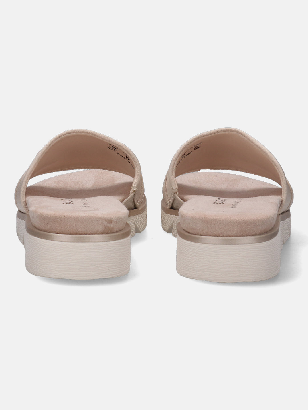 Kiko Beige Flatform Sandals - BAGATT