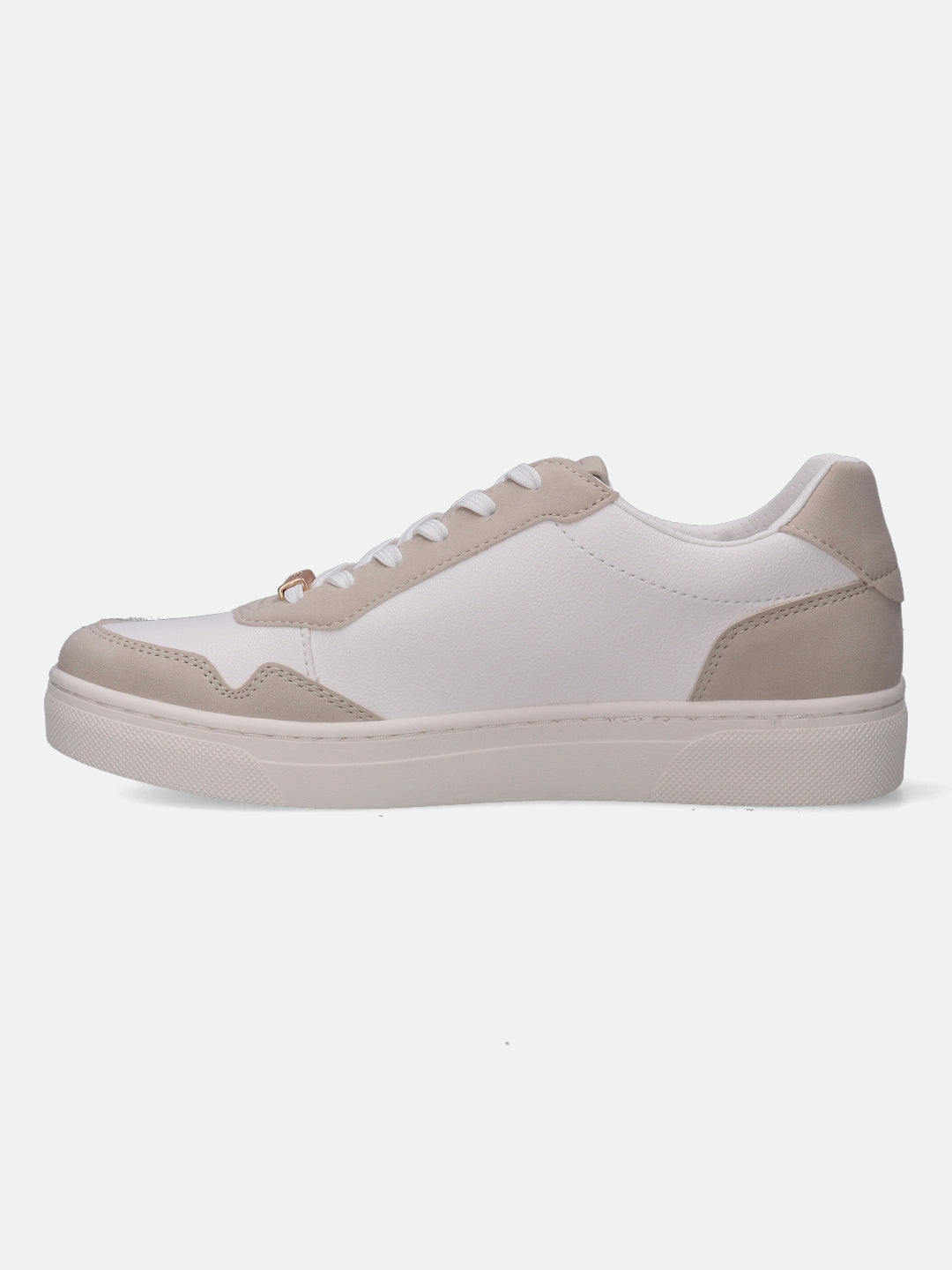 Elea Beige & White Sneakers - BAGATT