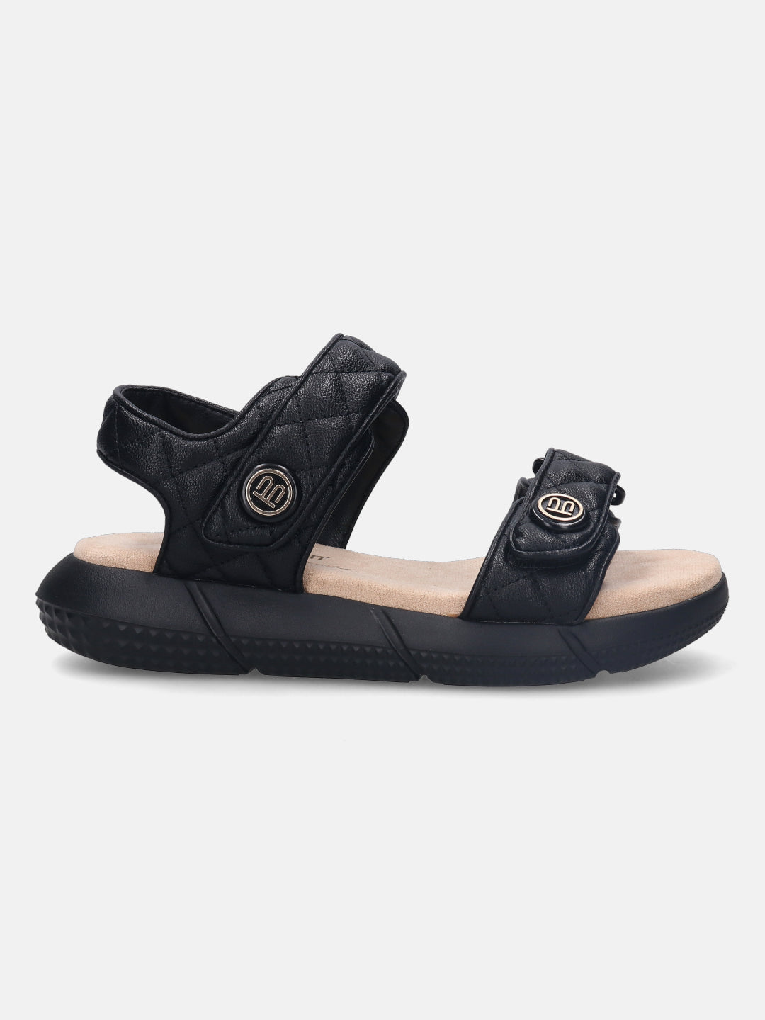 Black flatform sandals hot sale