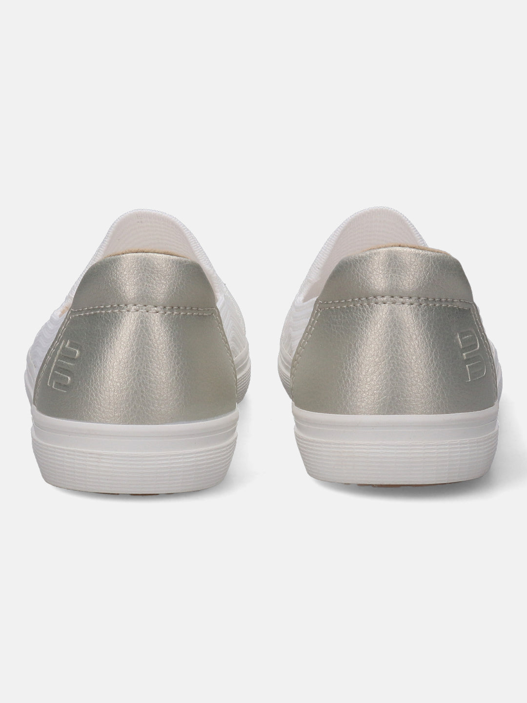Level White & Silver Casual Loafers - BAGATT