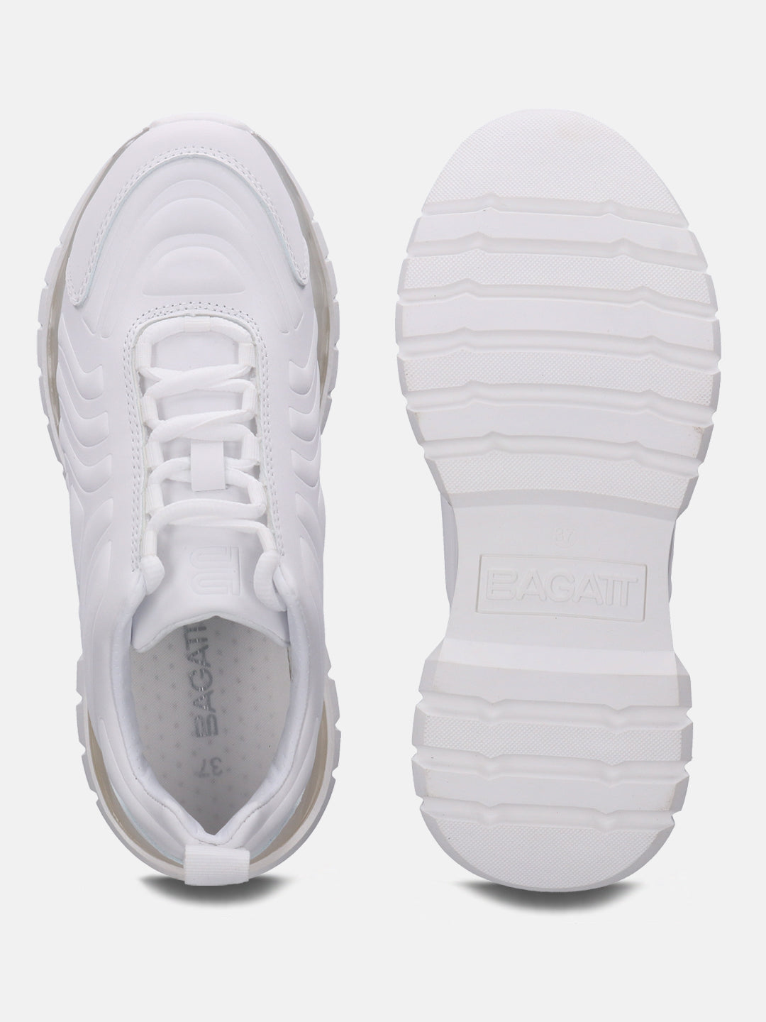 Athena White Sneakers - BAGATT