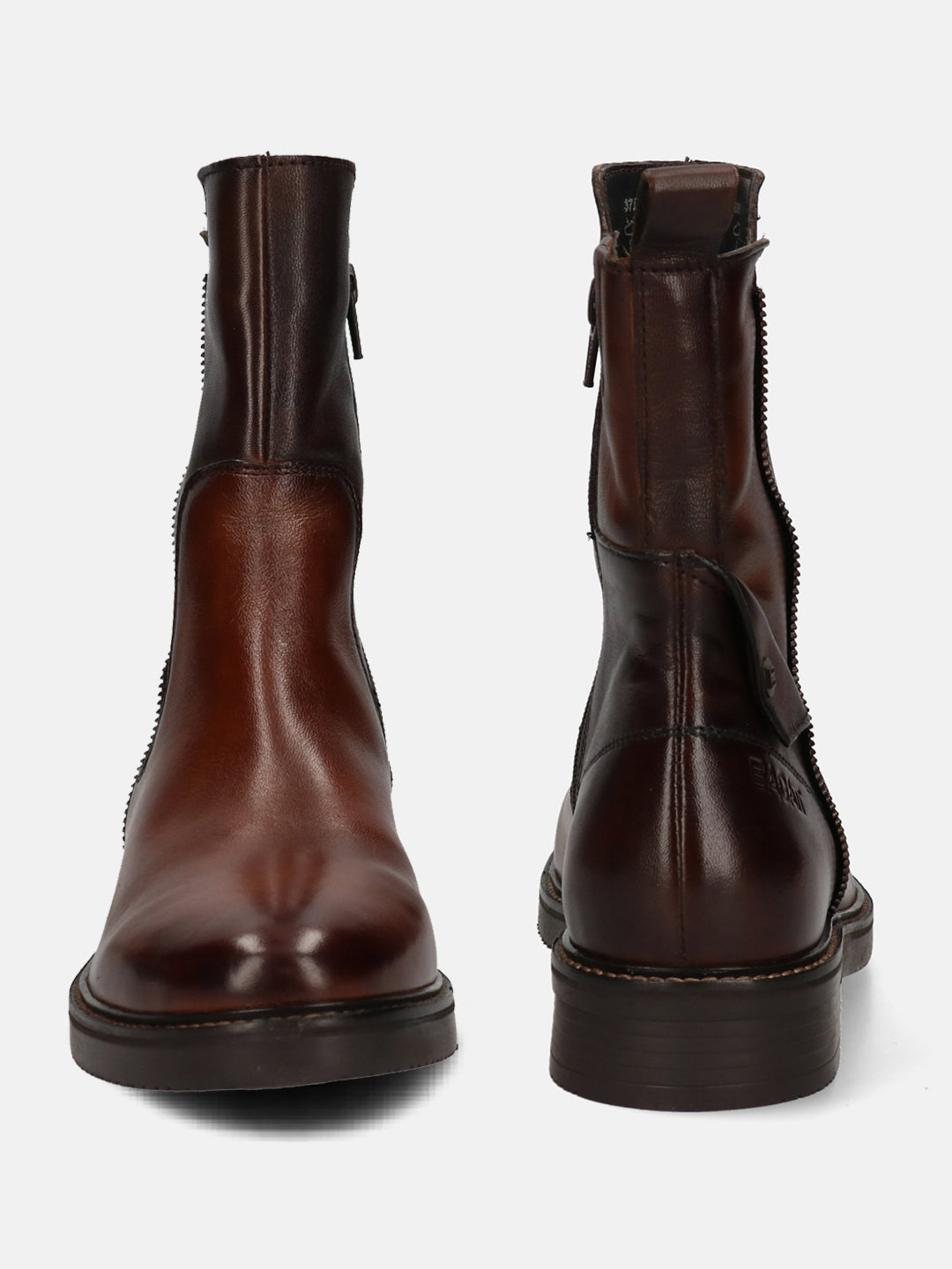 Zina Dark Brown Ankle Boots - BAGATT