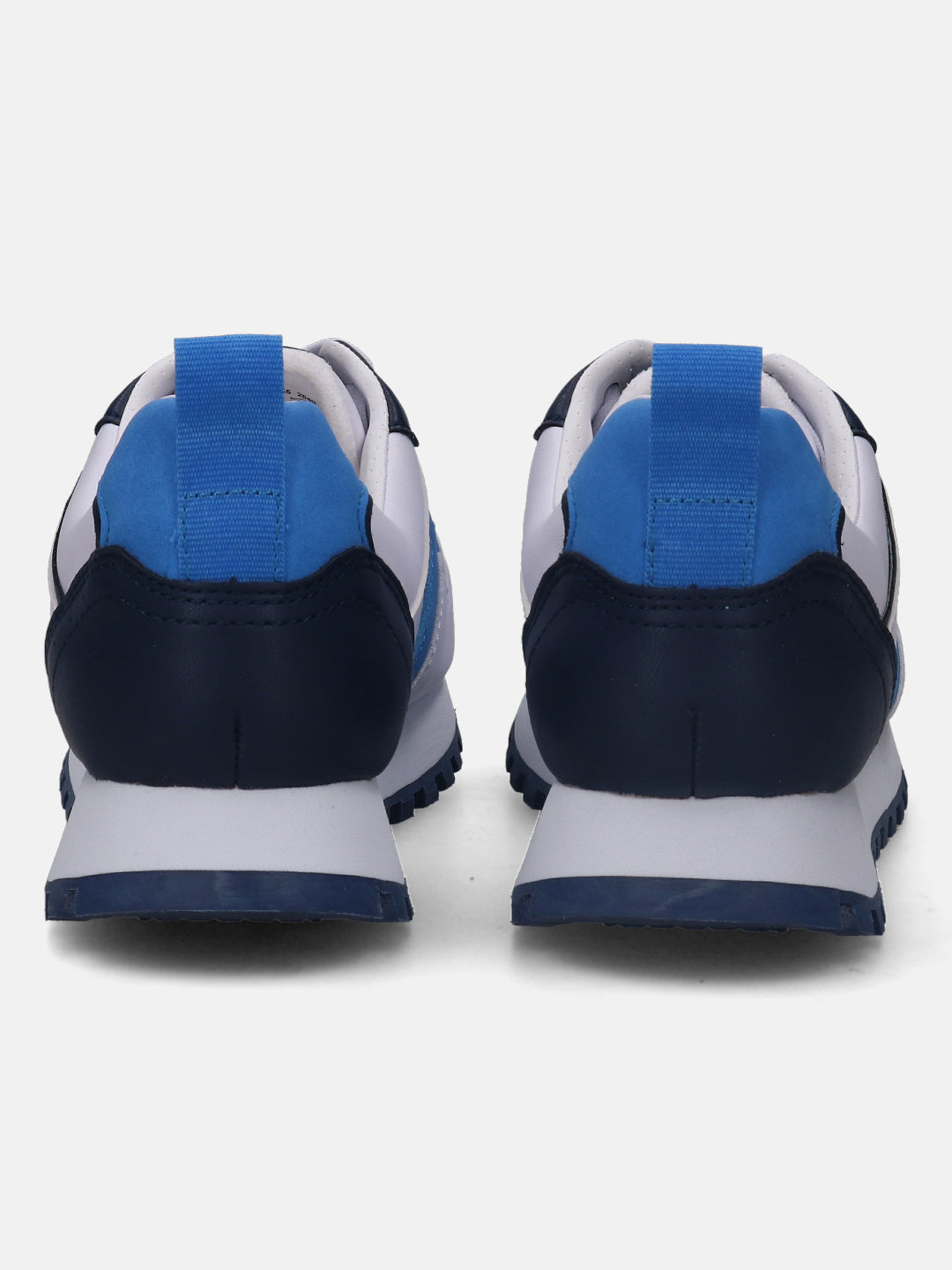Siena White & Blue Sneakers - BAGATT