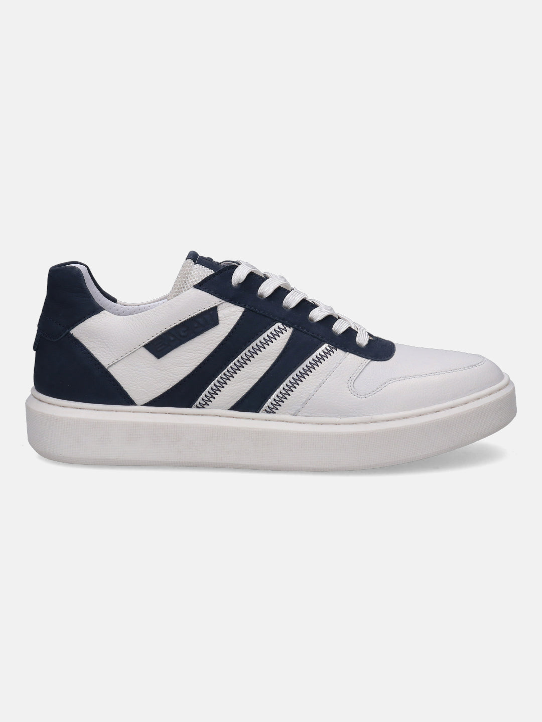 Gina White & Dark Blue Sneakers - BAGATT