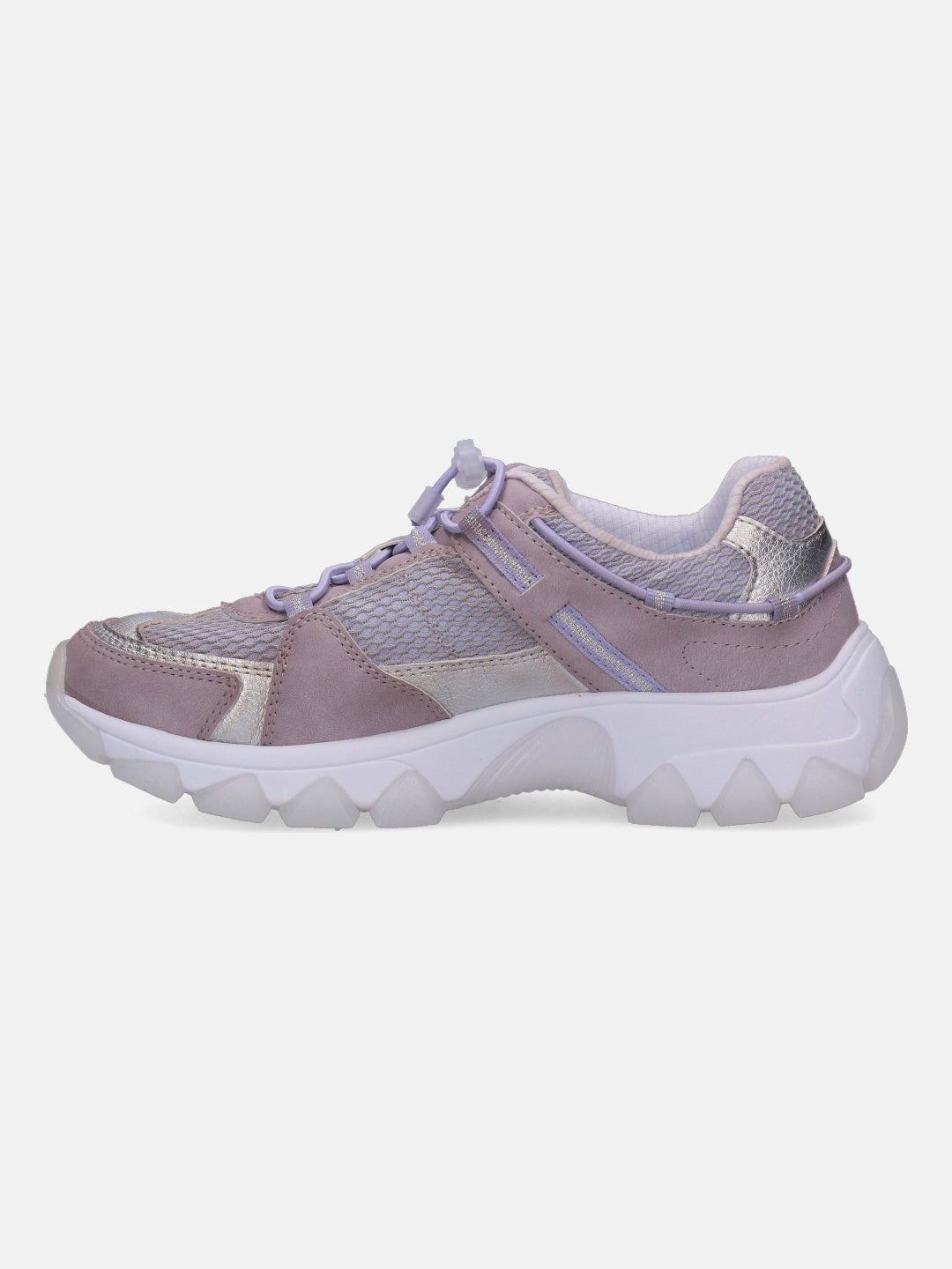 Yuki Lavender & Light Grey Sneakers - BAGATT
