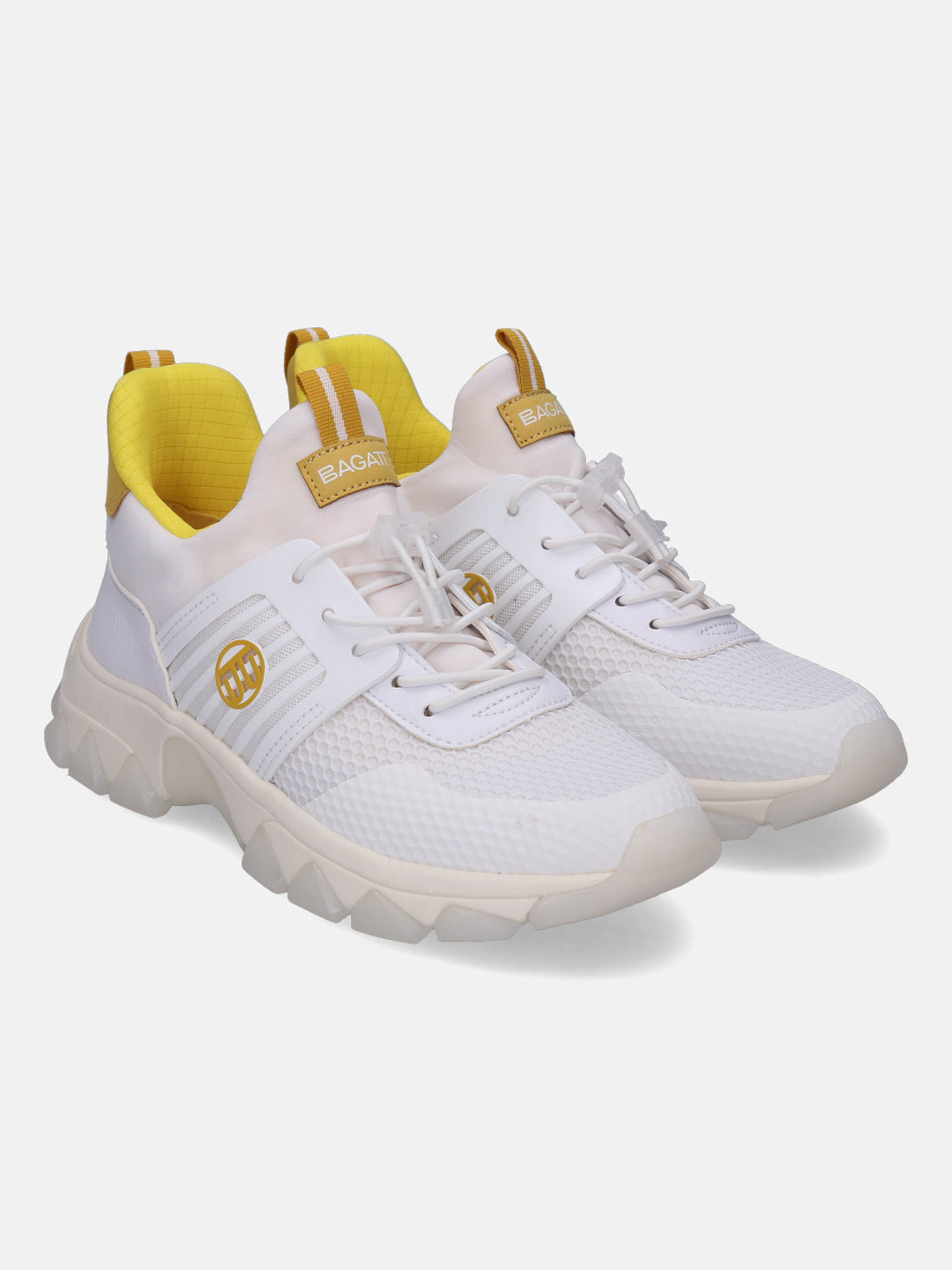 Yuki White & Yellow Sneakers - BAGATT