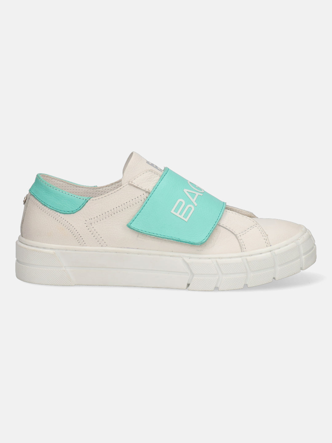 Tia White & Light Blue Sneakers - BAGATT