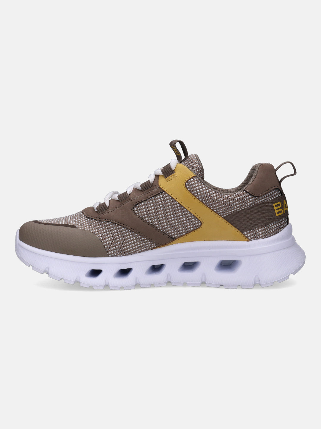 Nesaja White & Taupe Sneakers - BAGATT