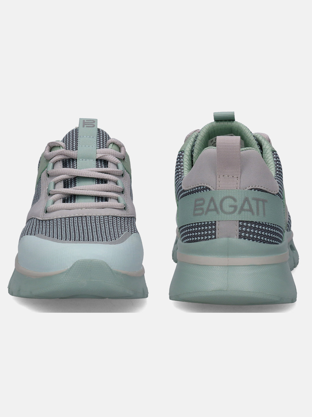Nesaja Grey & Light green Sneakers - BAGATT